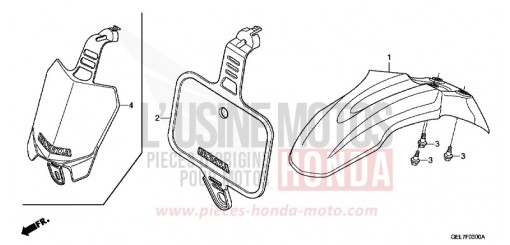 KOTFLUEGEL, VORNE CRF50FE de 2014